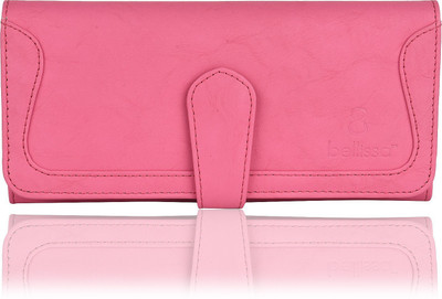 

bellissa Women Casual Pink Artificial Leather Wallet(7 Card Slots)