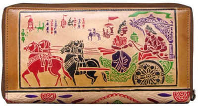 

ABYS Women Multicolor Genuine Leather Wrist Wallet(7 Card Slots)
