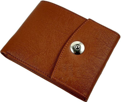 

Quetzal Men Casual Tan Artificial Leather Wallet(8 Card Slots)