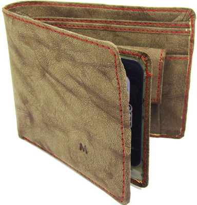 

Peacock Mundkar Boys Casual Khaki Artificial Leather Wallet(8 Card Slots), Brown