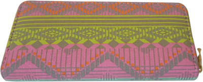 

rosa Women Casual Multicolor Fabric Wallet(8 Card Slots), Orange