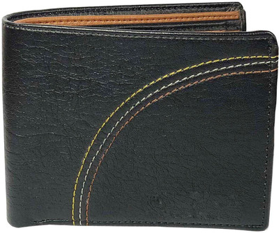 

rozvolt Boys Casual Black Artificial Leather Wallet(3 Card Slots)