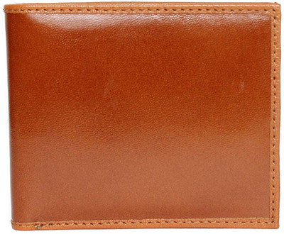 

New Line Men Formal Tan Genuine Leather Wallet(6 Card Slots), Brown
