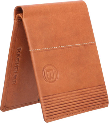 

BACHELOR Men Casual Tan Genuine Leather Wallet(5 Card Slots), Brbc47