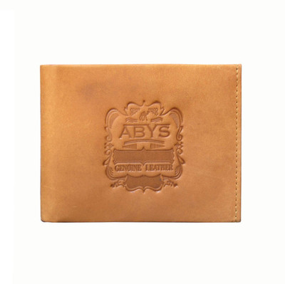 

ABYS Men Casual Tan Genuine Leather Wallet(7 Card Slots)