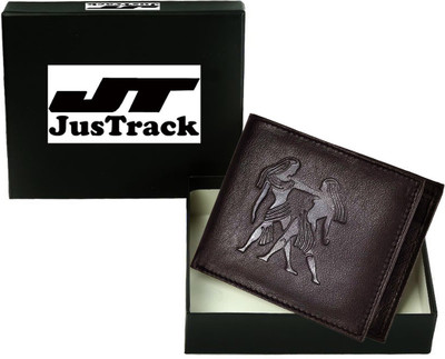 

Justrack Men Casual Brown Genuine Leather Wallet(2 Card Slots)