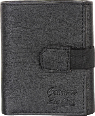 

Hob London Fashion Men Casual Black Artificial Leather Wallet(7 Card Slots)