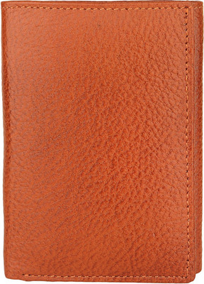 

ALW Men Tan Genuine Leather Wallet(8 Card Slots)