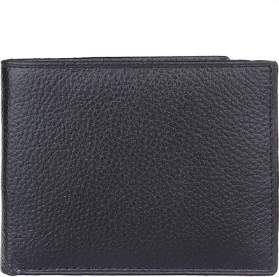 

ALW Men Casual Black Genuine Leather Wallet(7 Card Slots)