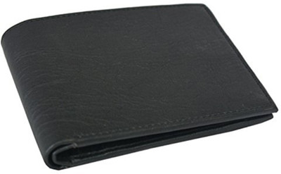 

loopa Men Casual Black Artificial Leather Wallet(3 Card Slots)