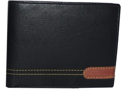 

APF COLLECTION Men Formal Black Genuine Leather Wallet(7 Card Slots)