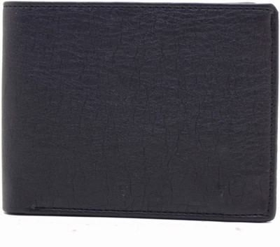 

Facinate Boys Formal Blue Artificial Leather Wallet(10 Card Slots), Black