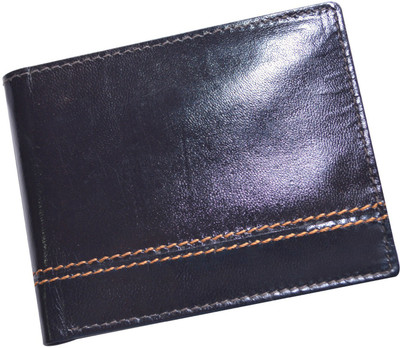 

CUT THE CHASE Men Casual Black Genuine Leather Wallet(6 Card Slots), Brown