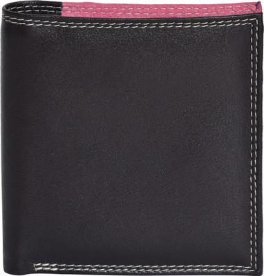 

Carmika Women Pink, Black Genuine Leather Wallet(7 Card Slots), Black;pink