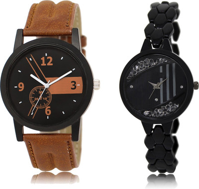 

The Shopoholic Fashionable Funky Look Black And Brown Dial Analog Watch For Boys And Girls Watches For Men Watch - For Men & Women
