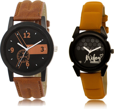 

The Shopoholic Fashionable Fancy CollectionÃÂ Black And Brown Dial Analog Watch For Boys And Girls Formal Watch For Men Watch - For Men & Women