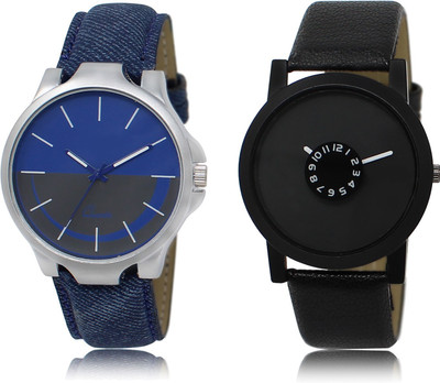 

The Shopoholic Latest Fashionable Blue And Grey And Black Dial Analog Watch For Boys Watch Belt Watch - For Men
