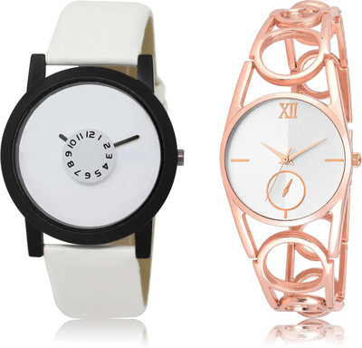 

The Shopoholic New Stylist Latest White And Silver Dial Analog Watch For Boys And Girls Love Watch Watch - For Men & Women