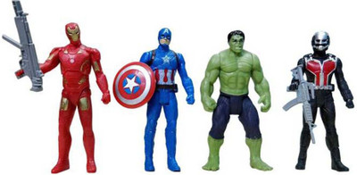 

Toyzwonder Avengers Infinity War Set of Four Action Figures(Multicolor)