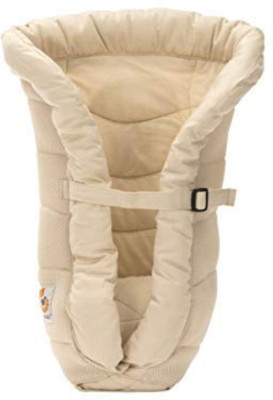 

Babies Bloom Organic Cotton Baby Sleeping Bag for Newborns (Blanket Bag Pouch) (0-6 Months Maximum) Baby Cuddler(Beige, Front Carry facing in)