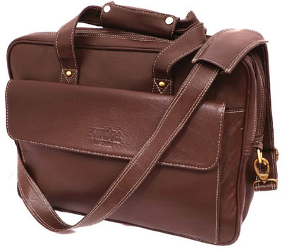 

hornbill SME Leathers Hrbl Laptop Bag Messenger Bag(Brown, 12 L)