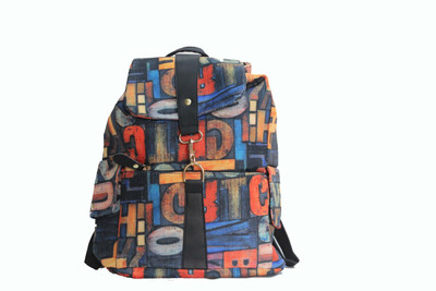 

Prink printed women Backpack(Multicolor, 35 L)