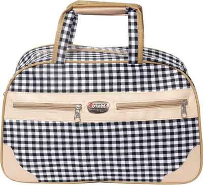 

Pretty Krafts Checks Waterproof Multipurpose Bag(Black, 40 inch)
