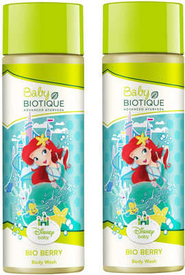 

BIOTIQUE BIO DISNEY BERRY 100% SOAP FREE BODY WASH FOR BABY GIRL. 190ML(380 ml)