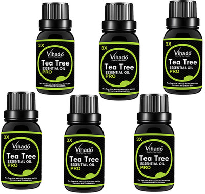 

VIHADO Tea Tree Essential Oil 3X PRO for Skin, Hair and Acne care (15 ML) (Pack of 6)(15 ml)