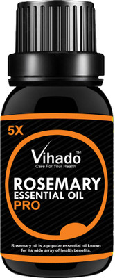 

VIHADO Pure Rosemary Essential Oil 5x PRO - Rosmarinus Officinalis - 10ML (Pack of 1)(10 ml)