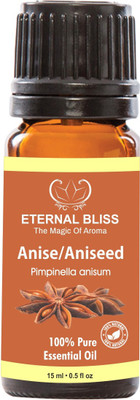 

Eternal Bliss Anise/Aniseed Essential Oil - Pure Natural Aromatherapy & Therapeutic Grade Oil For Skin Care & Hair Care Hair Oil (15 ML)(15 ml)
