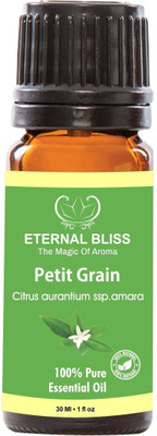 

Eternal Bliss Petit Grain Essential Oil - Pure Natural Aromatherapy & Therapeutic Grade Oil For Skin Care & Hair Care Hair Oil (30 ML)(30 ml)