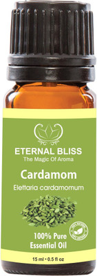 

Eternal Bliss Cardamom Essential Oil - Pure Natural Aromatherapy & Therapeutic Grade Oil For Skin Care & Hair Care Hair Oil (15 ML)(15 ml)