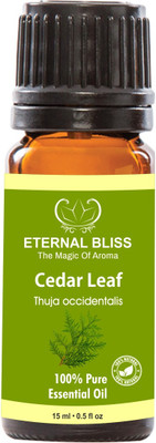 

Eternal Bliss Cedar Leaf Essential Oil - Pure Natural Aromatherapy & Therapeutic Grade Oil For Skin Care & Hair Care Hair Oil (15 ML)(15 ml)