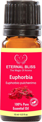 

Eternal Bliss Euphorbia Essential Oil - Pure Natural Aromatherapy & Therapeutic Grade Oil For Skin Care & Hair Care Hair Oil (15 ML)(15 ml)