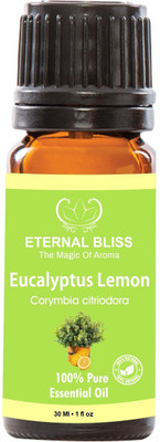 

Eternal Bliss Eucalyptus Lemon Essential Oil - Pure Natural Aromatherapy & Therapeutic Grade Oil For Skin Care & Hair Care Hair Oil (30 ML)(30 ml)