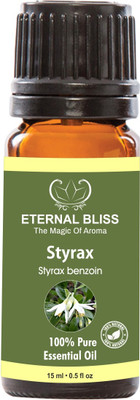 

Eternal Bliss Styrax Essential Oil - Pure Natural Aromatherapy & Therapeutic Grade Oil For Skin Care & Hair Care Hair Oil (15 ML)(15 ml)