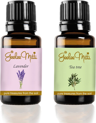 

Geeleemitti Pure Lavender and Tea Tree Essential Oil Combo Pack of 2(20 ml)