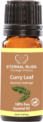 

Eternal Bliss Curry Leaf Essential Oil - Pure Natural Aromatherapy & Therapeutic Grade Oil For Skin Care & Hair Care Hair Oil (15 ML)(15 ml)