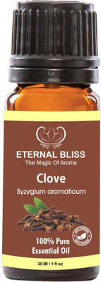 

Eternal Bliss Clove Essential Oil - Pure Natural Aromatherapy & Therapeutic Grade Oil For Skin Care & Hair Care Hair Oil (30 ML)(30 ml)