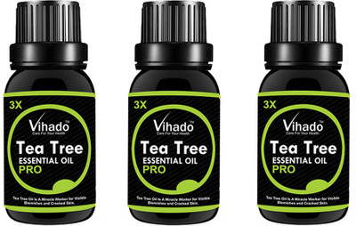 

VIHADO Pure Tea Tree Essential Oil 3X PRO (10 ML) (Pack of 3)(10 ml)