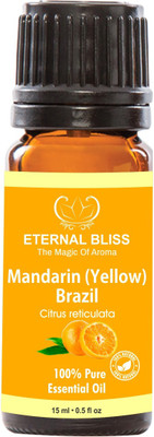 

Eternal Bliss Mandarin Essential Oil (Yellow) Brazil - Pure Natural Aromatherapy & Therapeutic Grade Oil For Skin Care & Hair Care Hair Oil (15 ML)(15 ml)