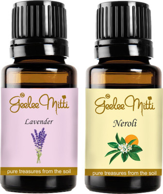 

Geeleemitti Pure Lavender and Neroli Essential Oil Combo Pack of 2(20 ml)