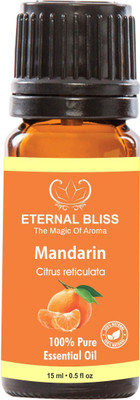 

Eternal Bliss Mandarin Essential Oil - Pure Natural Aromatherapy & Therapeutic Grade Oil For Skin Care & Hair Care Hair Oil (15 ML)(15 ml)