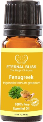 

Eternal Bliss Fenugreek Essential Oil - Pure Natural Aromatherapy & Therapeutic Grade Oil For Skin Care & Hair Care Hair Oil (15 ML)(15 ml)