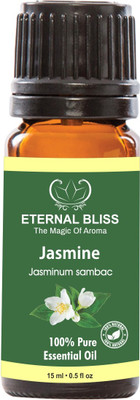 

Eternal Bliss Jasmine Sambac Essential Oil - Pure Natural Aromatherapy & Therapeutic Grade Oil For Skin Care & Hair Care Hair Oil (15 ML)(15 ml)