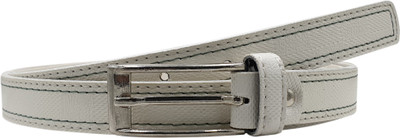 

Snoby Women Casual White Artificial Leather Belt