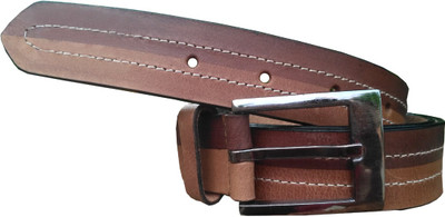

Tamanna Men Formal Brown, Tan Genuine Leather Belt