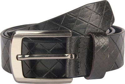 

Raza Men Casual Black Genuine Leather Belt