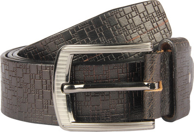 

Raza Men Casual Black Genuine Leather Belt